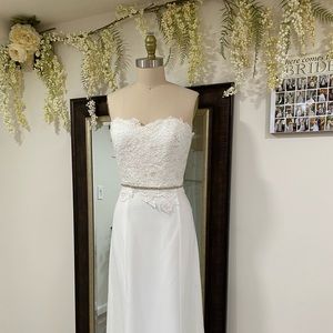 Bridal separates, two piece set for your courthouse nuptials, rehearsal dinner….